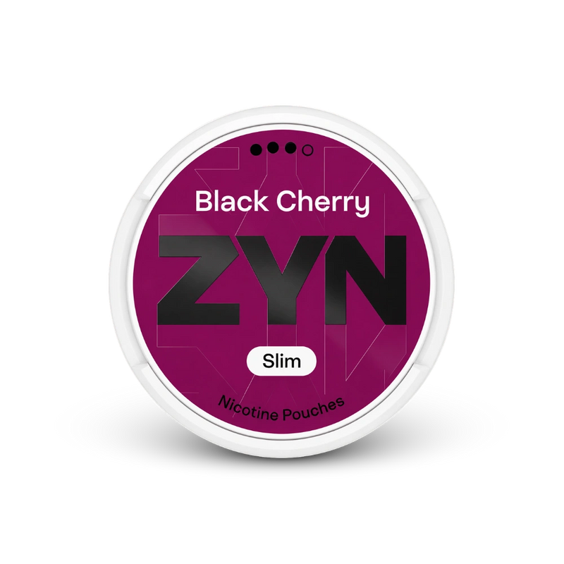 ZYN Black Cherry Slim S3 – nikotino pagalvėlių dėžutė