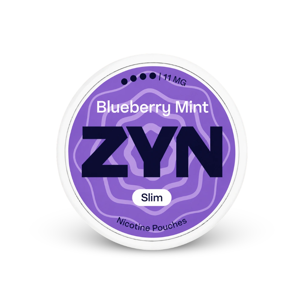 ZYN Blueberry Mint Slim S4 – nikotino pagalvėlių skardinė