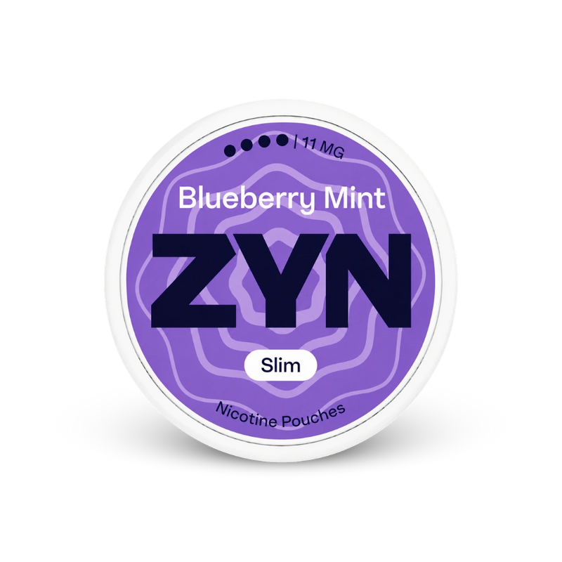 ZYN Blueberry Mint Slim S4 – nikotino pagalvėlių skardinė