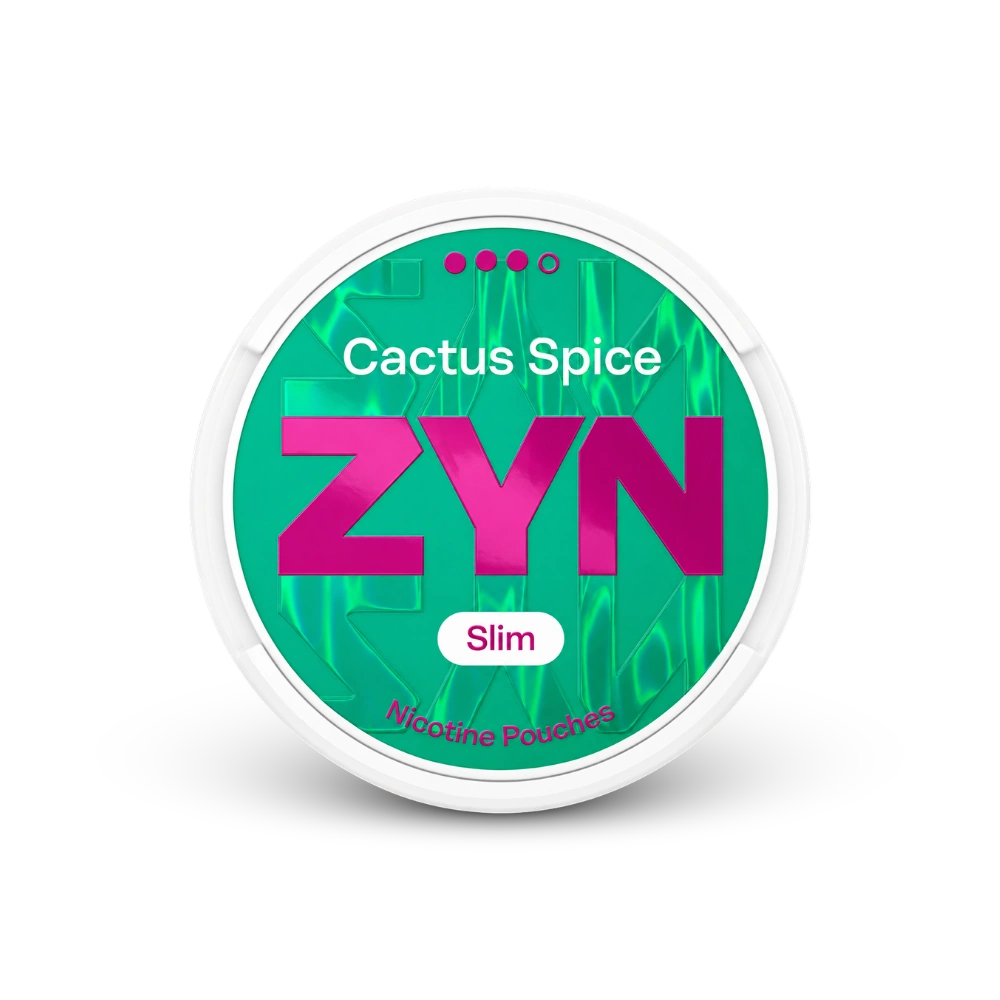 ZYN Cactus Spice Slim S3 – nikotino pagalvėlių dėžutė
