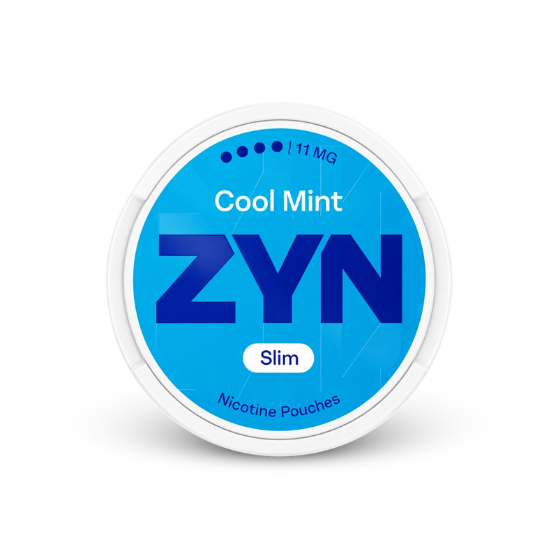 ZYN Cool Mint Slim S4 – nikotino pagalvėlių dėžutė