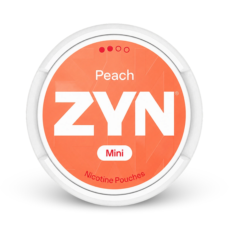 ZYN Peach Mini Normal – nikotino pagalvėlių skardinė