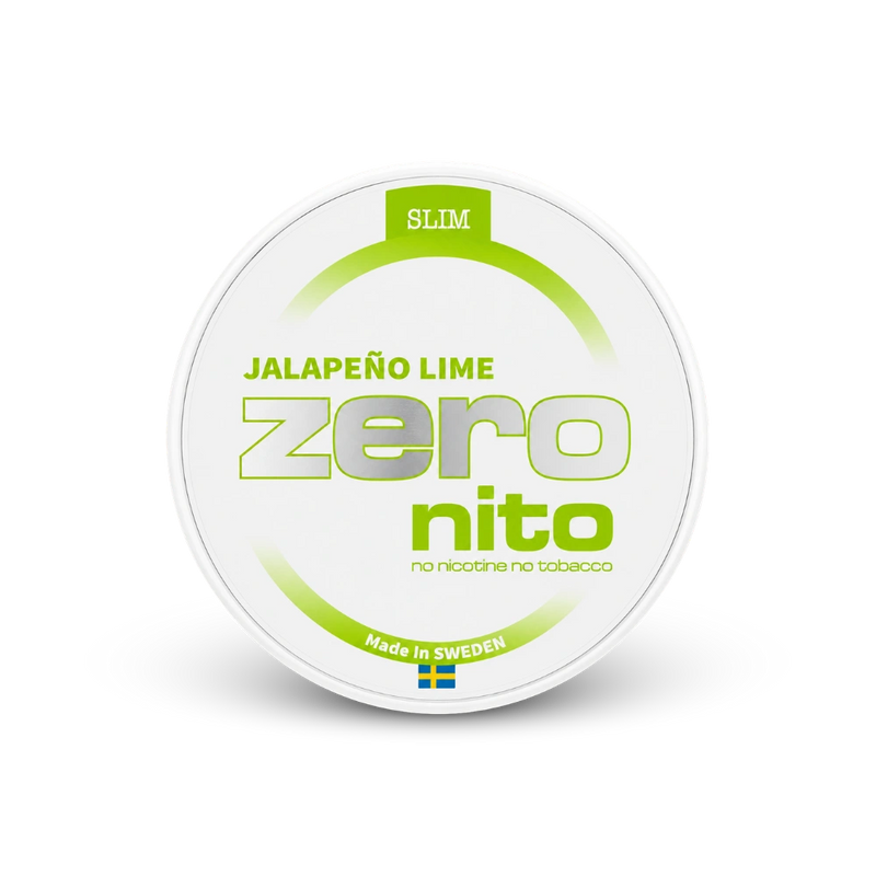 Zeronito Jalapeno Lime Slim – nikotino pagalvėlių skardinė