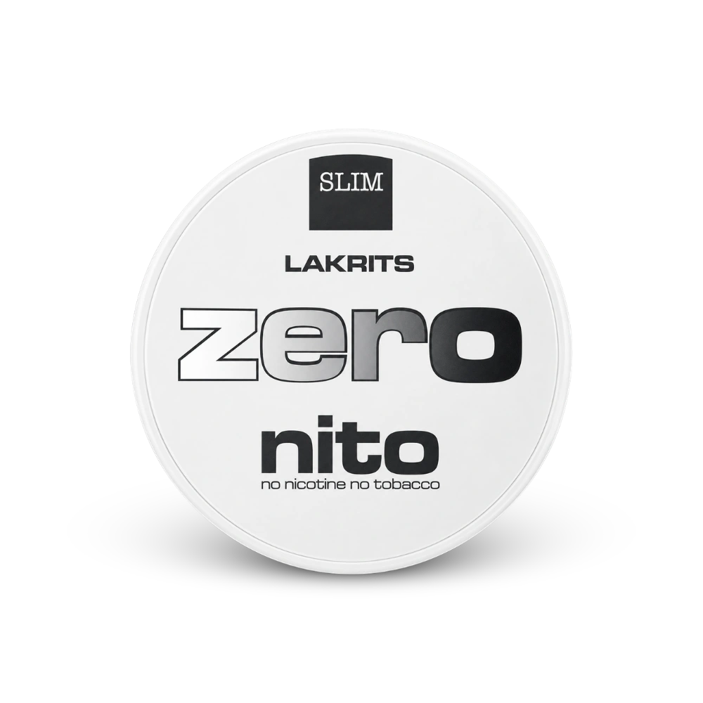 Zeronito Lakrits Slim – nikotino pagalvėlių dėžutė