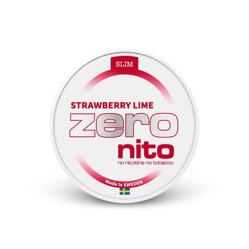 Zeronito Strawberry Lime Slim – nikotino pagalvėlių skardinė