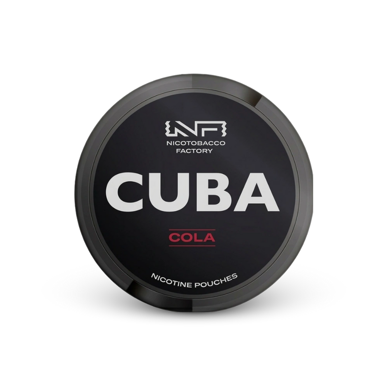 Cuba Black Cola – nikotino pagalvėlių skardinė