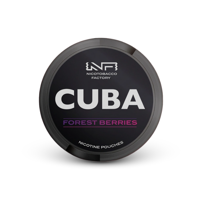 Cuba Black Forest Berries – nikotino pagalvėlių skardinė