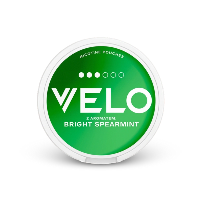 Velo Bright Spearmint – nikotino pagalvėlių skardinė