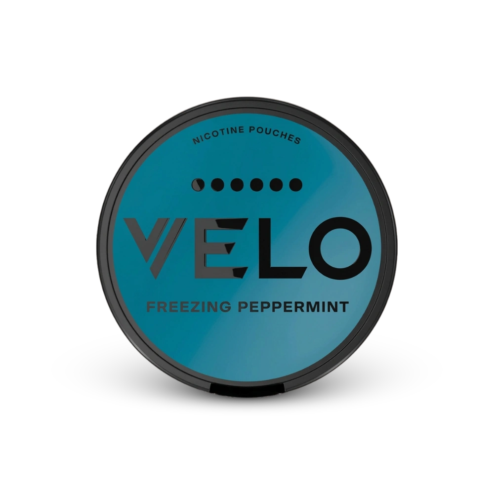 VELO Freezing Peppermint – nikotino pagalvėlių skardinė