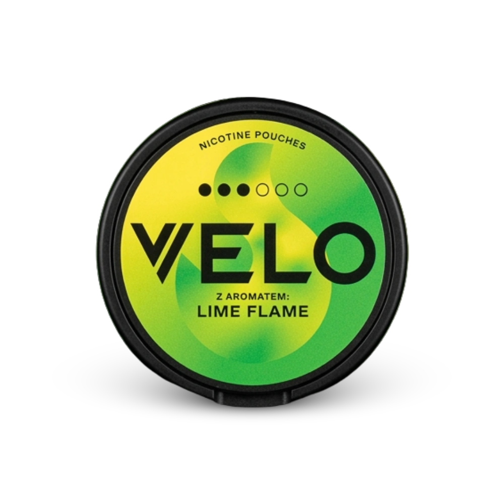VELO Lime Flame – nikotino pagalvėlių skardinė
