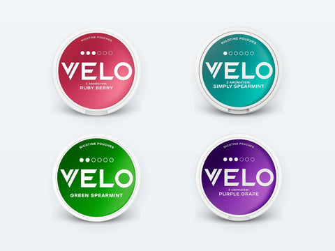 VELO nikotino pagalvėlės: skoniai, formatai ir stiprumas