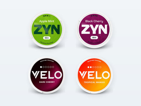ZYN vs VELO: stiprumo, formato ir skonio skirtumai