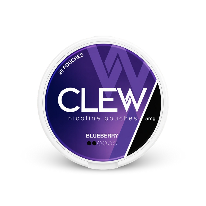 CLEW Blueberry 5mg – nikotino pagalvėlių skardinė