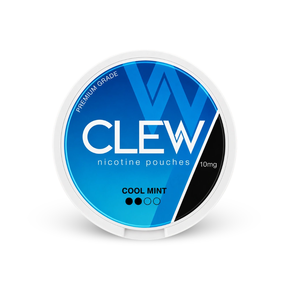 CLEW Cool Mint 10mg – nikotino pagalvėlių dėžutė
