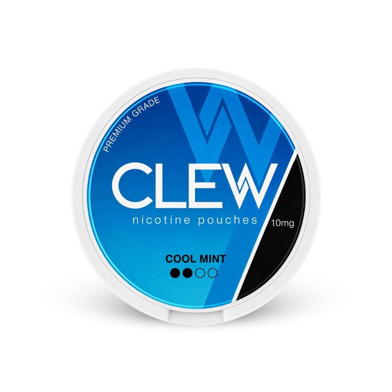 CLEW Cool Mint 10mg – nikotino pagalvėlių dėžutė