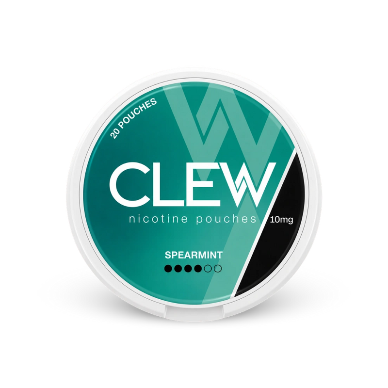 CLEW Spearmint 10mg – nikotino pagalvėlių skardinė