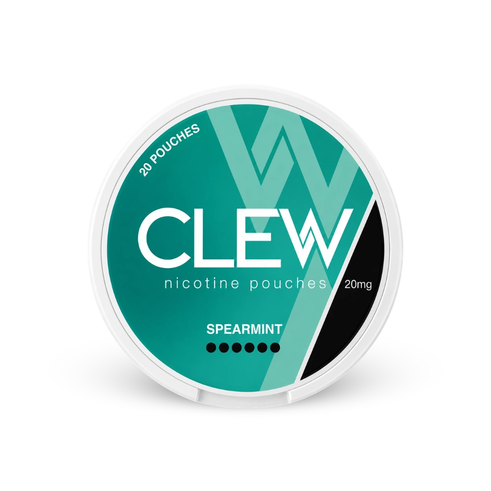 CLEW Spearmint 20mg – nikotino pagalvėlių skardinė