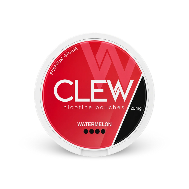 CLEW Watermelon 20mg – nikotino pagalvėlių skardinė