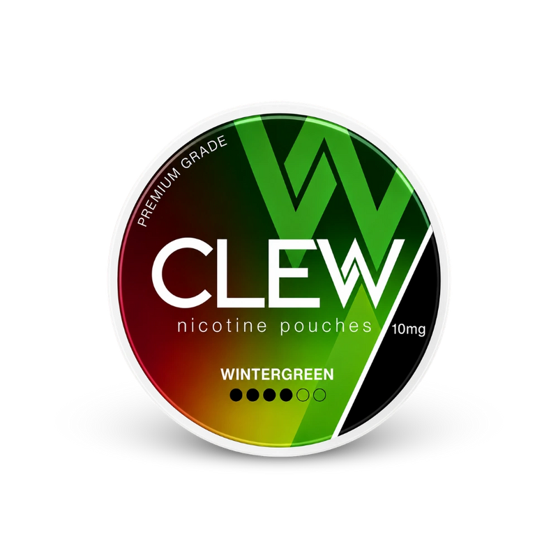 CLEW Wintergreen 10mg – nikotino pagalvėlių skardinė