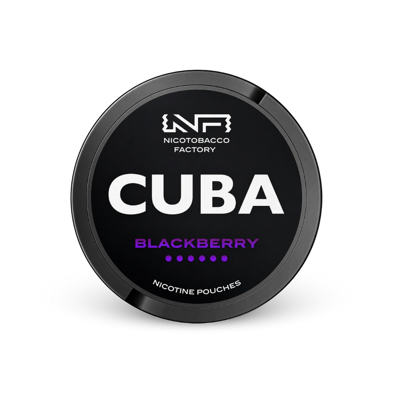 CUBA Blackberry – nikotino pagalvėlių dėžutė