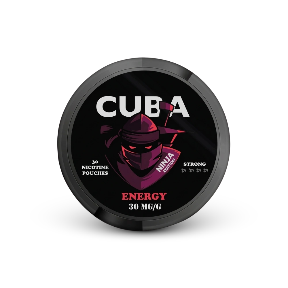 Cuba Ninja Energy – nikotino pagalvėlių skardinė