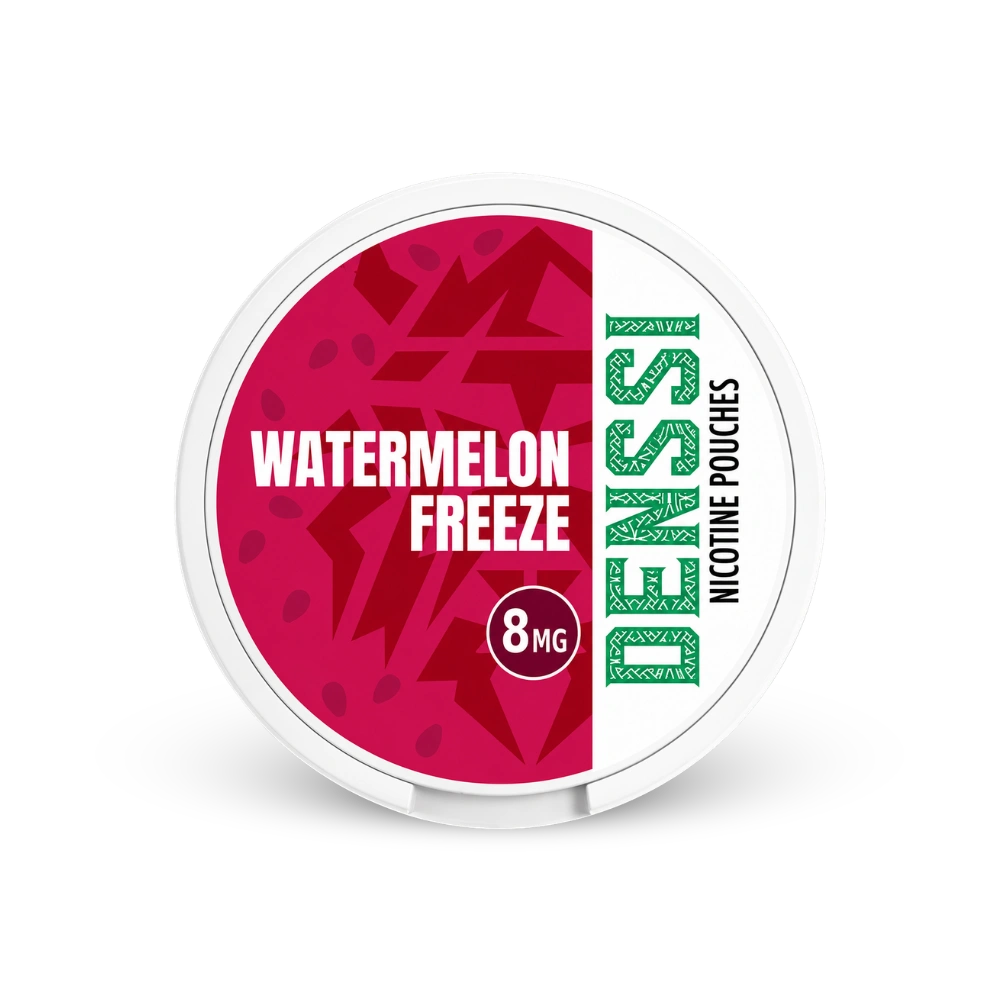 Denssi Watermelon Freeze 8mg – nikotino pagalvėlių skardinė