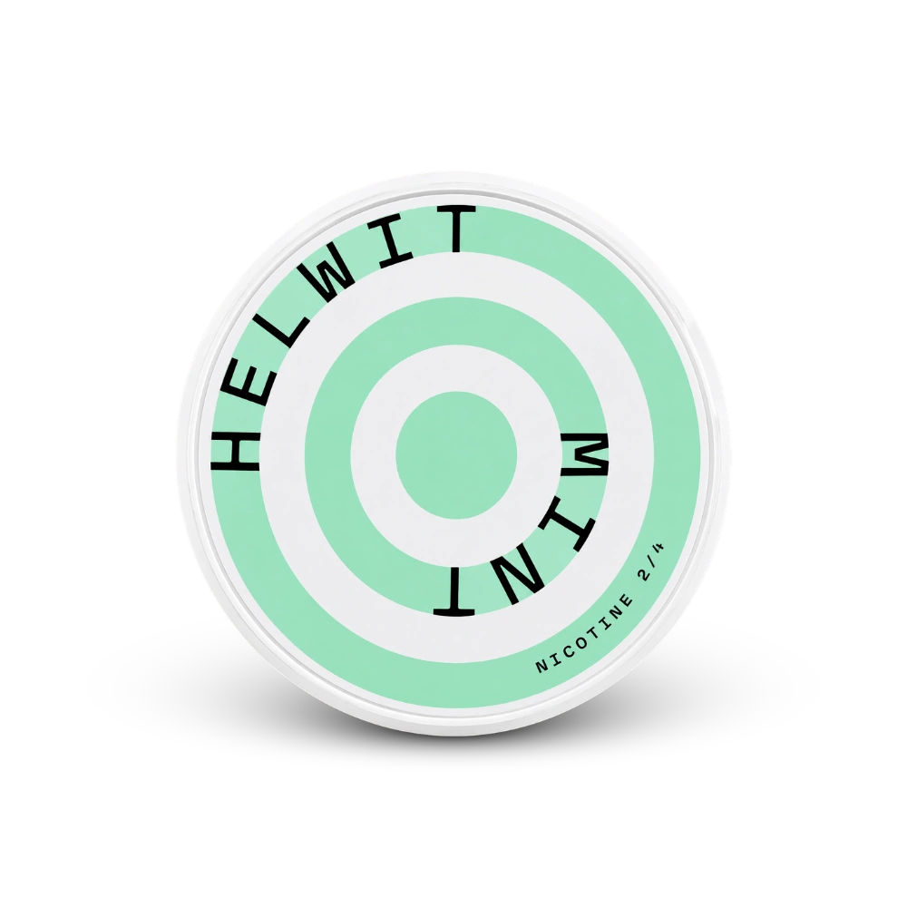 HELWIT Mint Slim – nikotino pagalvėlių dėžutė