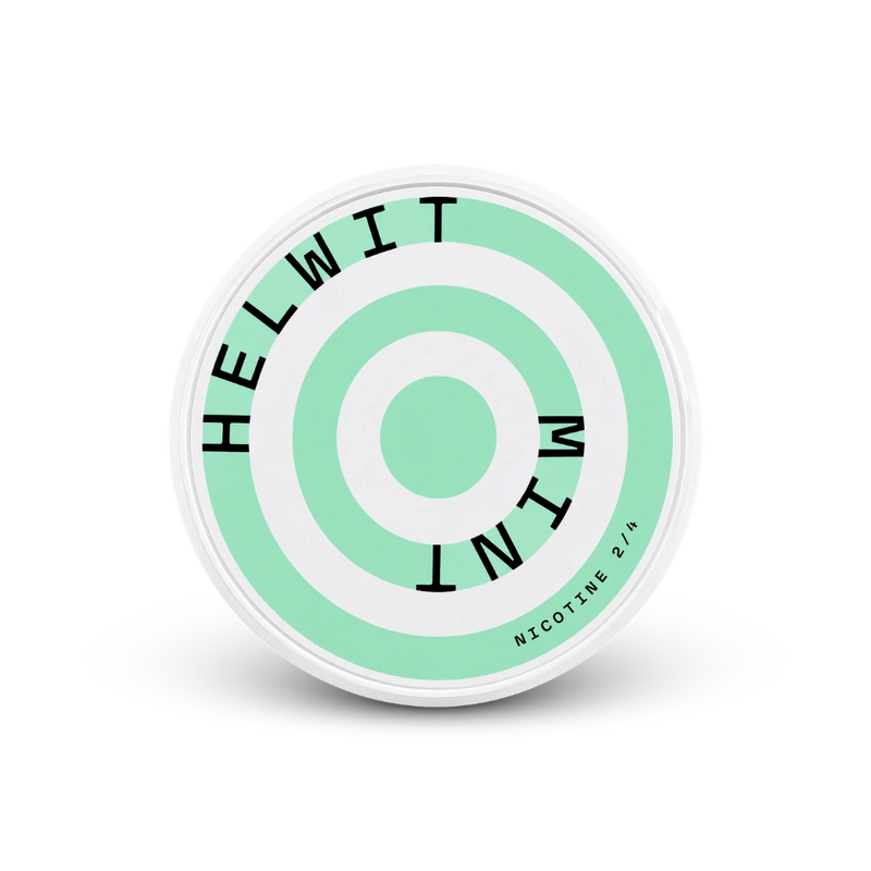 HELWIT Mint Slim – nikotino pagalvėlių dėžutė