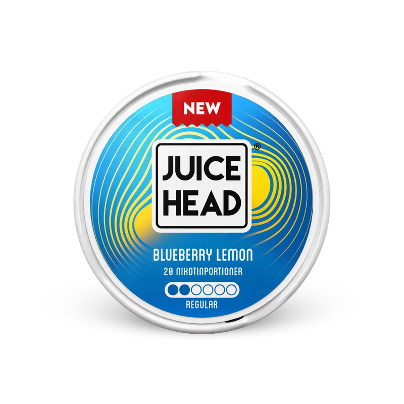 Juice Head Blueberry Lemon Regular – nikotino pagalvėlių skardinė