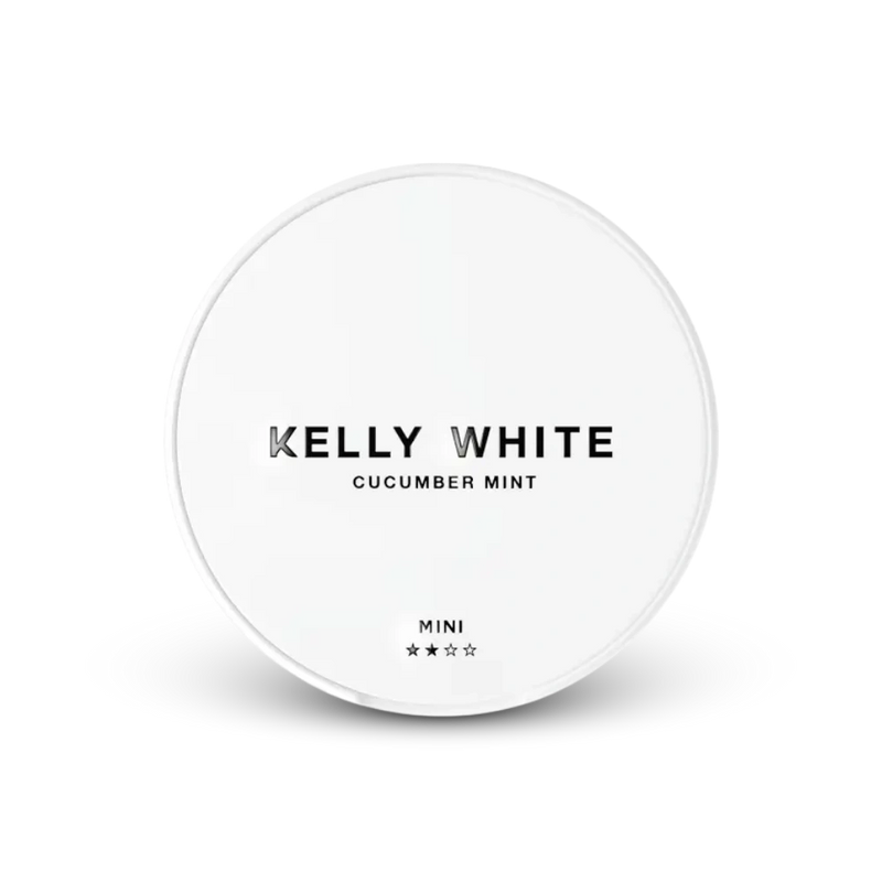 Kelly White Mini Cucumber Mint – nikotino maišelių dėžutė