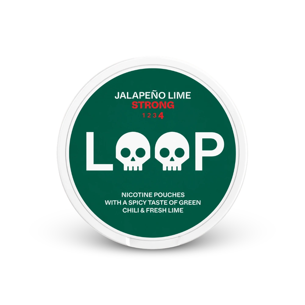 LOOP Jalapeno Lime Strong – nikotino pagalvėlių skardinė