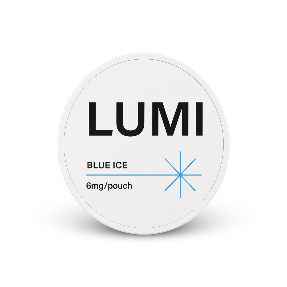 LUMI Blue Ice 6mg – nikotino pagaliukų skardinė
