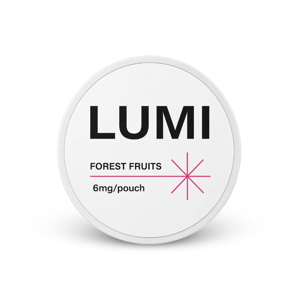 LUMI Forest Fruits 6mg – nikotino pagalvėlių dėžutė