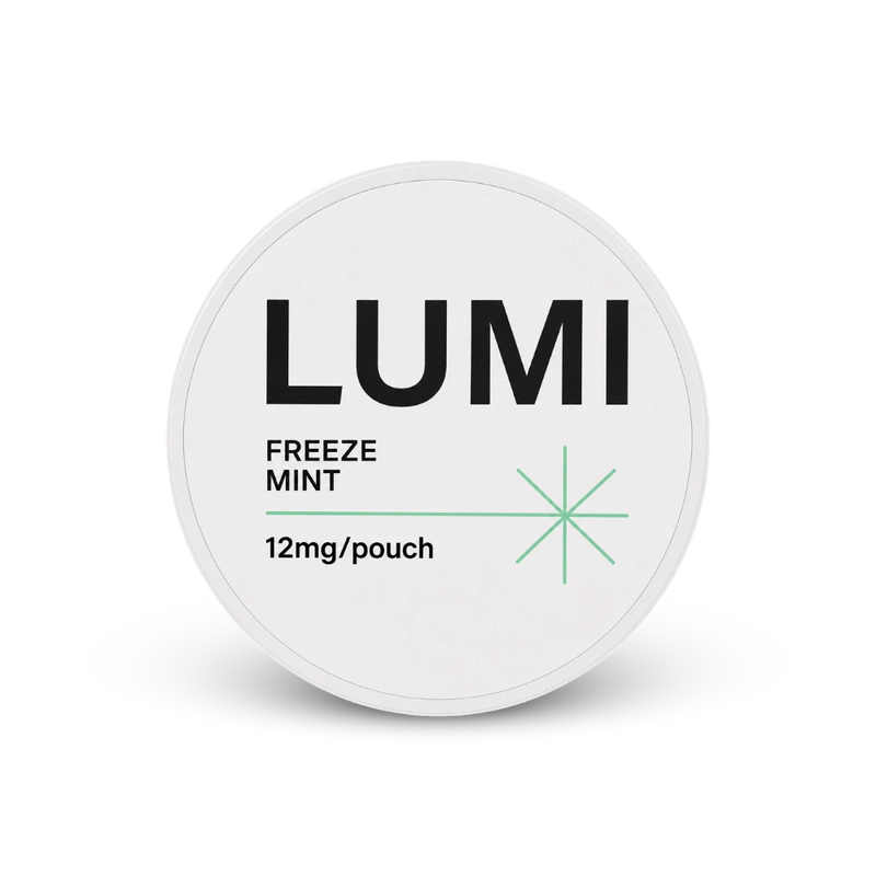 LUMI Freeze Mint 12mg – nikotino pagalvėlių skardinė