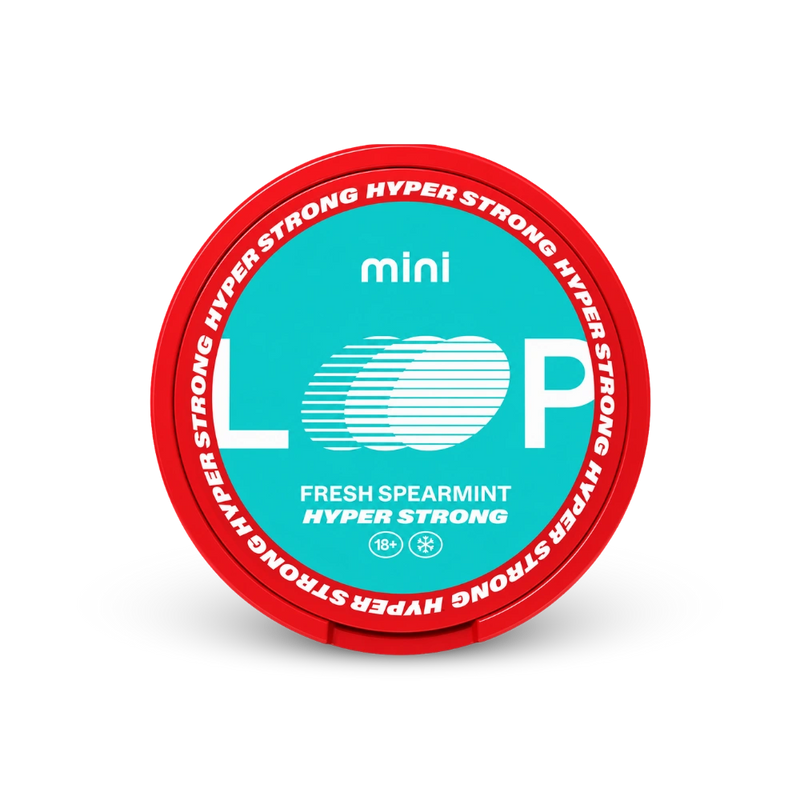 Loop Fresh Spearmint Mini Hyper – nikotino pagalvėlių dėžutė