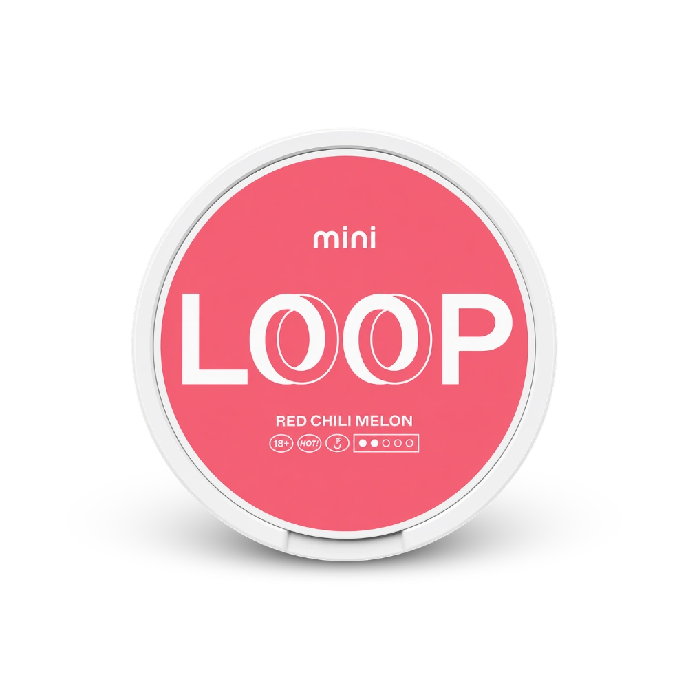 Loop Red Chili Mini – nikotino pagalvėlių dėžutė