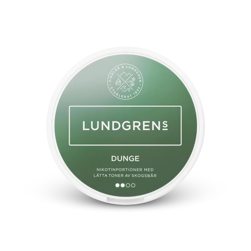 Lundgrens Dunge – nikotino pagalvėlių skardinė