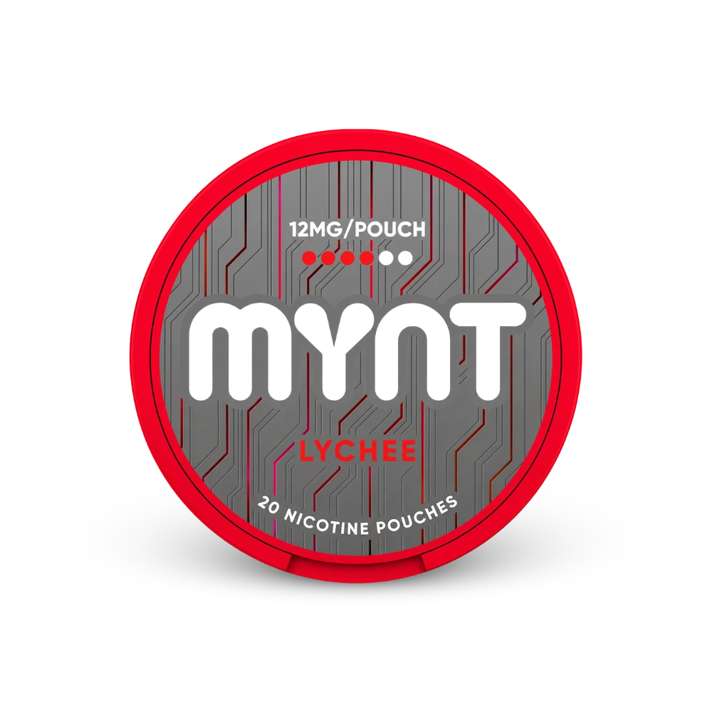 MYNT Lychee Medium – nikotino pagalvėlių skardinė
