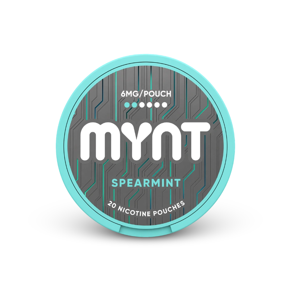 MYNT Spearmint Slim Regular – nikotino pagalvėlių dėžutė