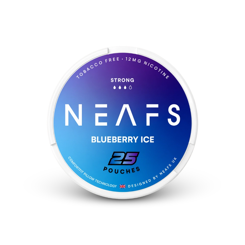 NEAFS Blueberry Ice Strong – nikotino pagalvėlių skardinė
