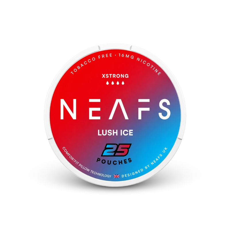 NEAFS Lush Ice Extra Strong – nikotino maišelių dėžutė