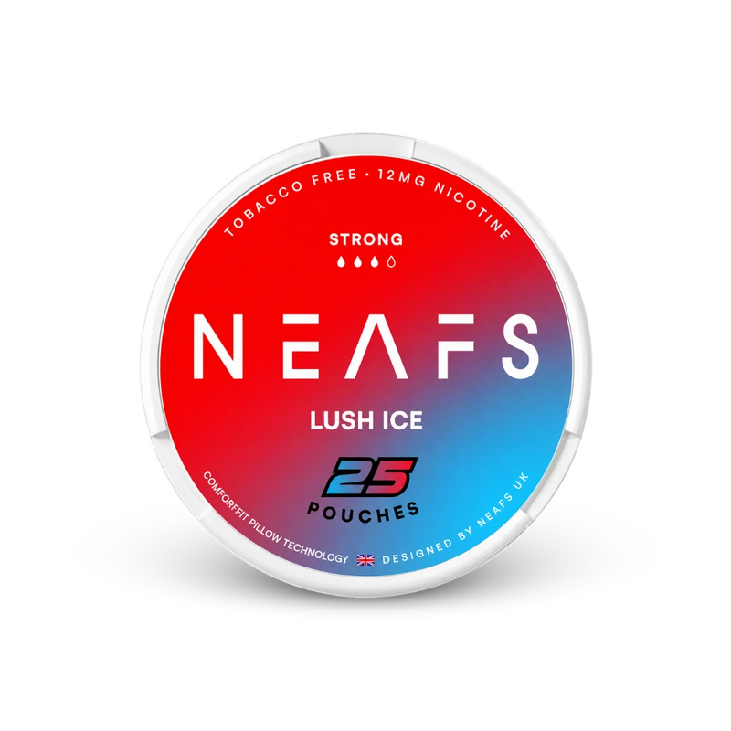 NEAFS Lush Ice Strong – nikotino pagalvėlių skardinė