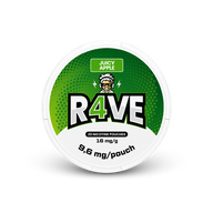 RAVE Juicy Apple 16mg – nikotino pagalvėlių skardinė