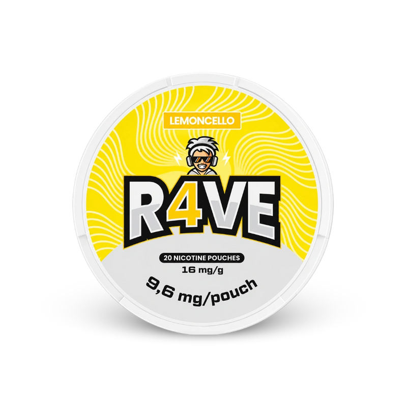RAVE Lemoncello 16mg – nikotino pagalvėlių skardinė