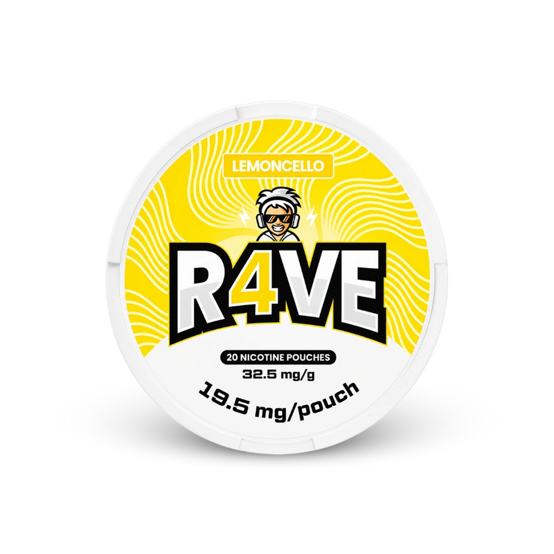 RAVE Lemoncello 32.5mg – nikotino pagalvėlių skardinė