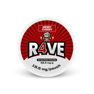 RAVE Merry Cherry 32.5mg – nikotino pagalvėlių skardinė