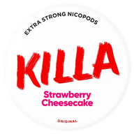 KILLA Strawberry Cheesecake – nikotino pagalvėlių dėžutė