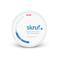 SKRUF Crystal Fresh Extra Strong – nikotino pagalvėlių skardinė