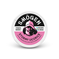 Smögen Stormy Licorice – nikotino pagalvėlių skardinė