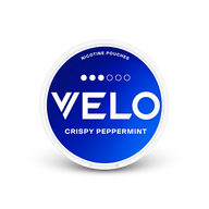VELO Crispy Peppermint Mini – nikotino pagalvėlių skardinė